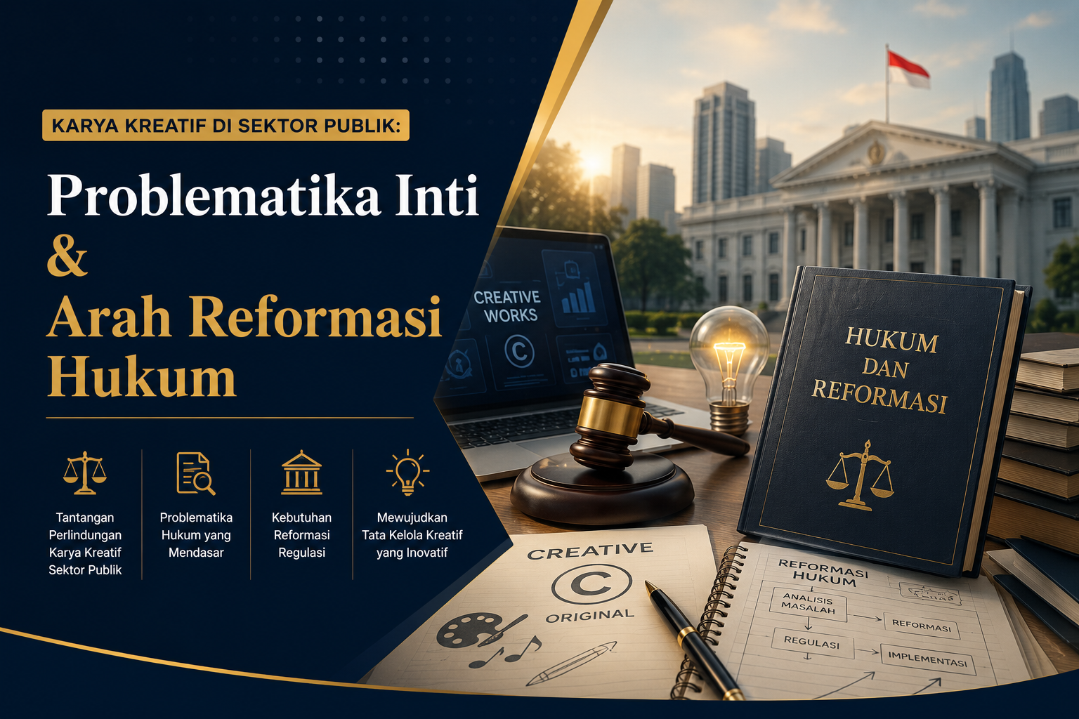 Karya Kreatif Di Sektor Publik: Problematika Inti & Arah Reformasi Hukum